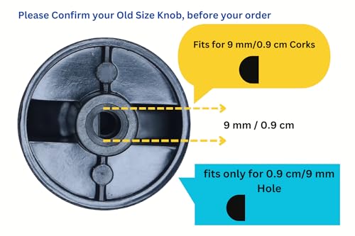 Jupiter Enterprises - Gas Stove On/Off Knobs Push Button Fits for All Type of Butterfly/Prestige Gas stoves(Blacktop/Stainless Gas stoves)-4 Units - Image 2