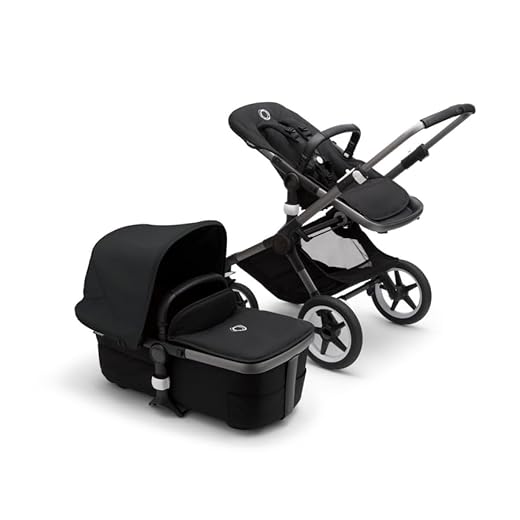 Base Bugaboo Fox 3 - Graphite-Midnight Black