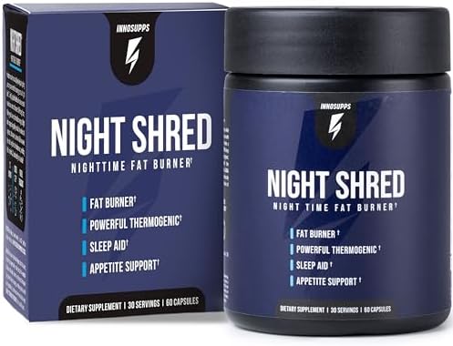 InnoSupps Night Shred Fat Burner and Natural Sleep Support | Ashw...