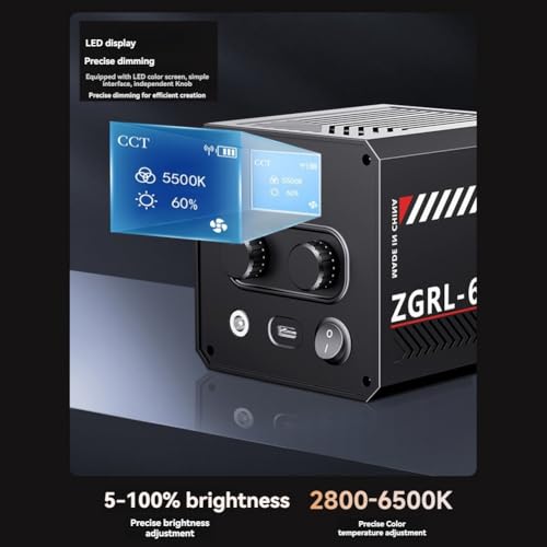 Luz LED de video de 60W para eliminar sombras con panel de control de luz y mini softbox enchufe UE 2