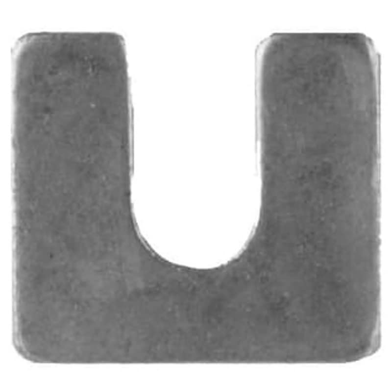 Sherco-Auto Zinc Plated Steel Body Shims - 1/8" Thick - 3/4" Slot - 2" x 1-1/2" O.D. - 50 Pack