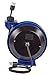 Coxreels PC13-5012-A Compact Efficient Heavy Duty 50’ Power Cord Reel | Retractable Reel for Extension and Power Cords | Electrical Equipment for Garage | 50’ Cord Included | Single Receptacle