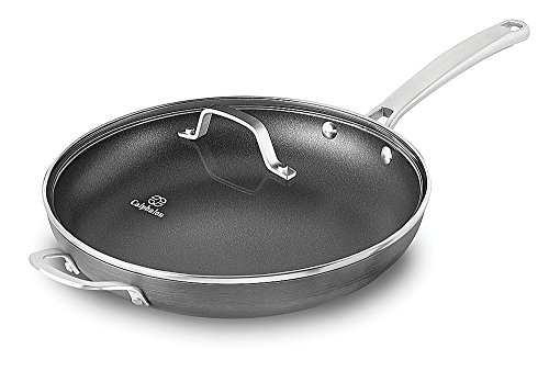 Calphalon Classic Omelette Fry Pan with Cover, 12-inch, Grey