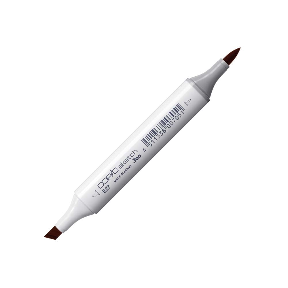 Copic Sketch Coloured Marker Pen - (E-49) Dark Bark, For Art & Crafts, Colouring, Graphics, Highlighter, Design, Anime, Professional & Beginners, Art Supplies & Colouring Books — view 279