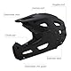 Mountainbike Helm, Integralhelm, Fahrradhelm für Erwachsene, Motorradhelme für Männer Herren Damen mit Abnehmbarem Kinnschutz und Visier zum Mountainbiken