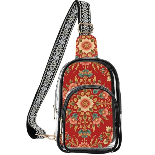 Bolsa transparente homologada para festivales y estadios con correa intercambiable