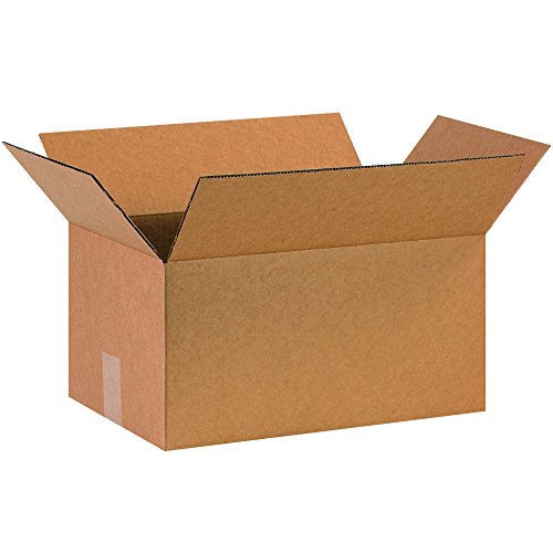 Image of BOX USA 16 x 10 x 8 Corrugated Cardboard Boxes, Medium 16 inchL x 10 inchW x 8 inchH, Pack of 25 | Shipping, Packaging, Moving, Storage Box for Home or Business, Strong Wholesale Bulk Boxes