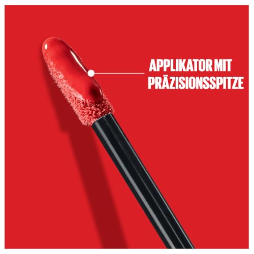 Maybelline New York fl&uuml;ssiger Lippenstift, Liquid Lipstick mit 16 Stunden Halt und gl&auml;nzendem Finish, Super Stay Vinyl Ink, Nr. 35 Cheeky, 4,2 ml