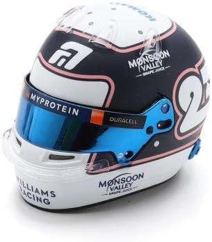 Spark Williams Racing F1 Official 2024 Model Goods Alex Albon Driver Monaco GP Special Edition 1/5 Scale Mini Helmet