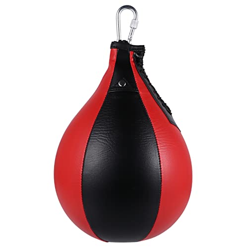 BESTonZON 1Pc Hanging Punch Ball Professional Relief Boxing Training Ball Durable PU Material for Reflexes Stability and Easy Setup for Boxing Kickboxing and MMA Training
