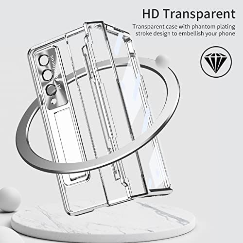Coque Honor Magic VS transparente galvanisée étui luxe en polycarbonate