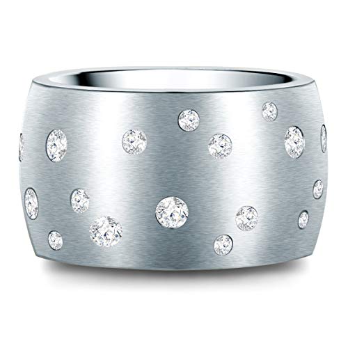 Stella Copenhagen Damen Ring Edelstahl verziert mit Kristallen von Swarovski® weiß Cover
