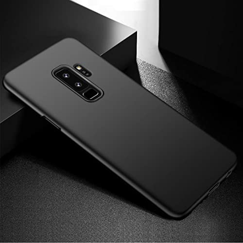 Image of Mobile Back Cover Case for Samsung Galaxy S9 Plus, G965F, G965F /Ds (Silicone Case|CameraProtection|Black SC1510)
