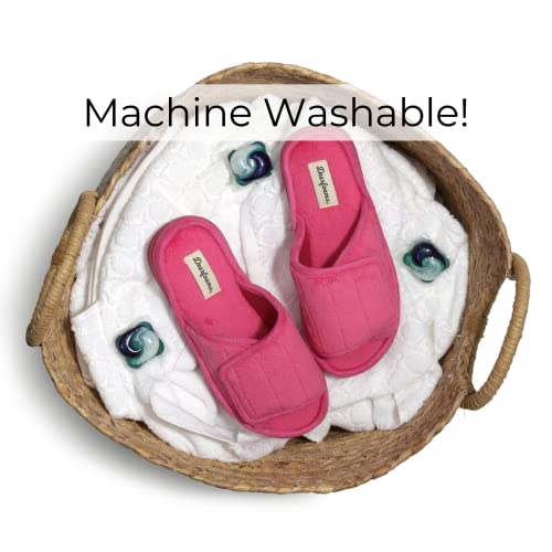 Dearfoams 26691 Women'S Adjustable Indoor/Outdoor Machine Washable Memory Foam Slide Slipper thumb #4