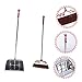 OUNONA Supple Broom and Garbage Dustpan Long Handle Cleaning Tools Home Floor Cleaning Shovel Office Broom