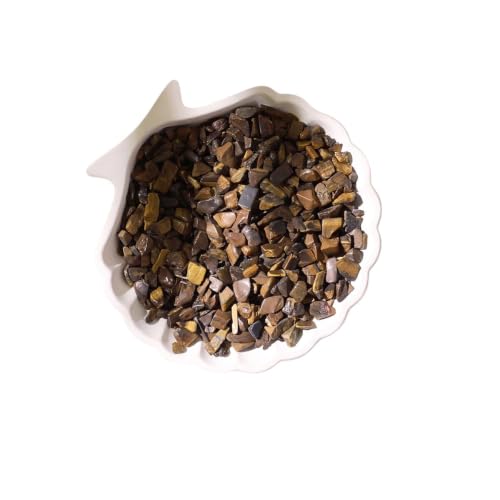 Image of Reiki Crystal Tigers Eye Chips Stone for Vastu Natural Tigers Eye Crystal Chips for Aquarium Home Decor Garden Table Decor Stones Pebble Reiki Gemstones 1 Kg