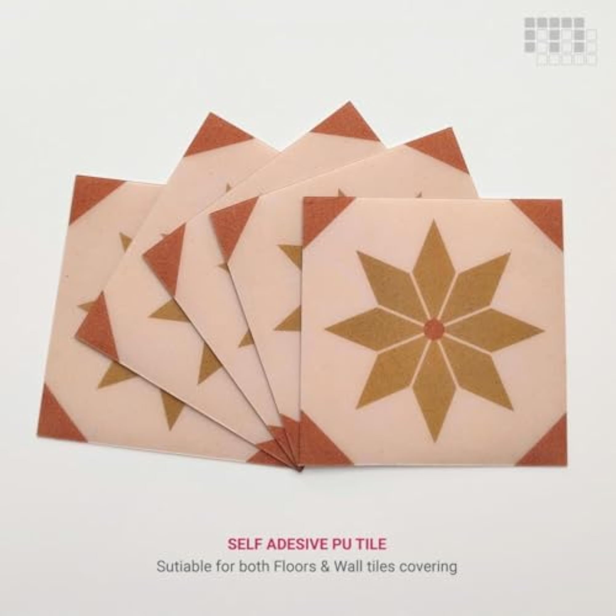 Modern Peel & Stick Polyurethane Tiles for Kitchen & Bathroom
