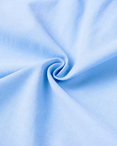 Image of Alimens & Gentle Mens Solid Oxford Shirt Long Sleeve Dress Shirt Work Casual Button Down Shirts with Pocket