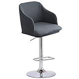 XGANGM Elasticas Funda para Silla de Bar con Respaldo Reposabrazos Barra Funda Taburete de Cocina Bar Giratorio Alto Nordicas Estilo Cubiertas para Sillas/Taburete de Bar,1PCS