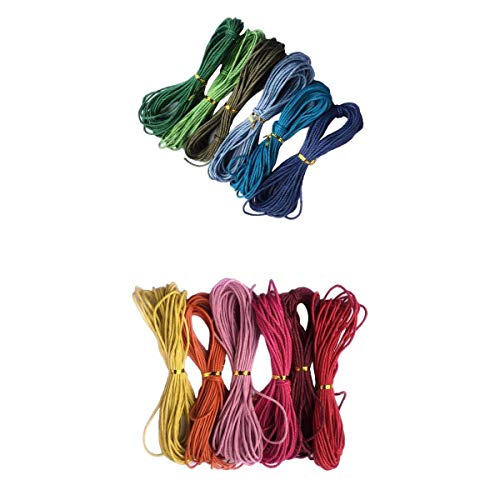Cordon macramé de 2mm pour fabriquer des bijoux d'été colorés