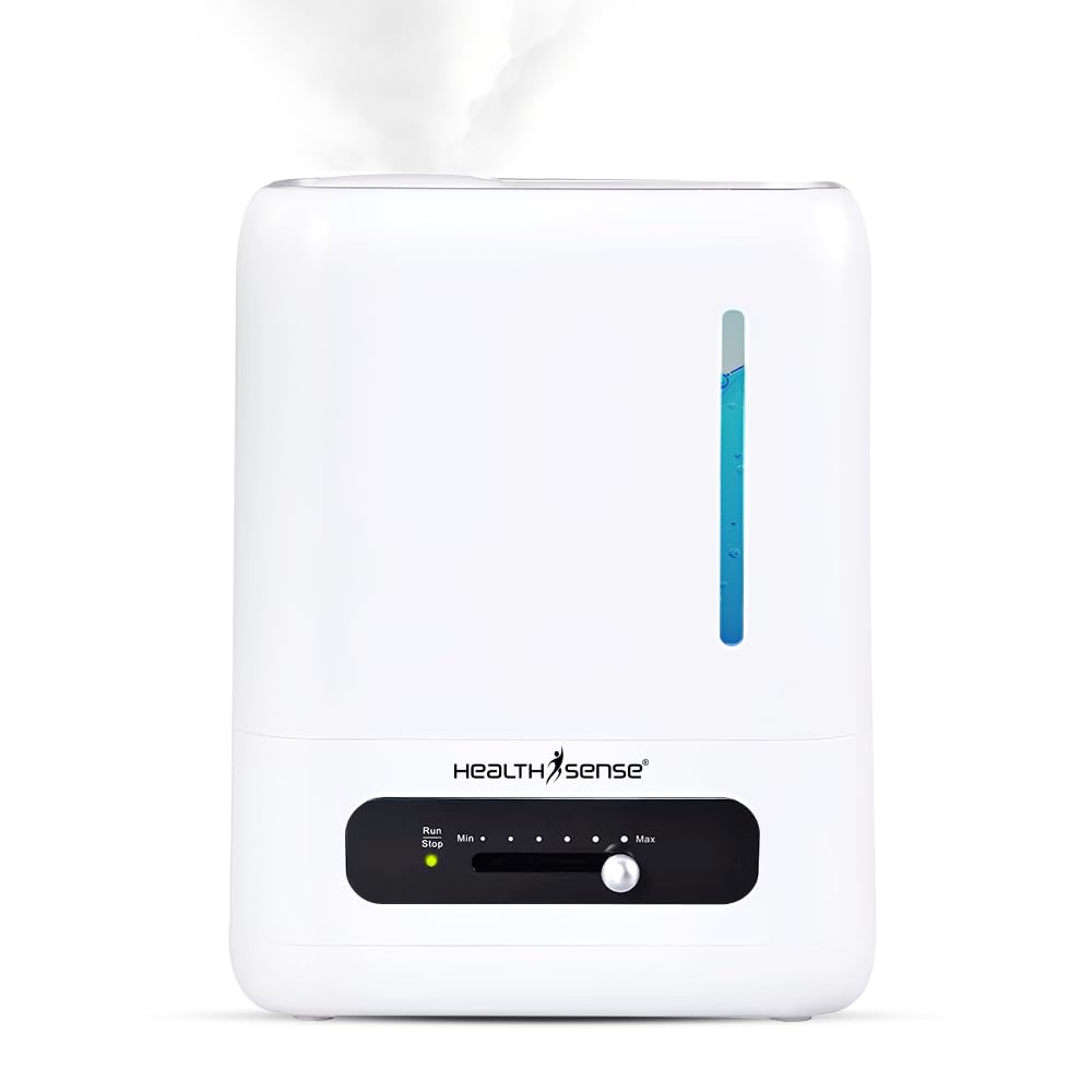 HealthSense Ultrasonic Humidifer For Room Mositure | Air Humidifier for Cold and Cough| Top Filling, 4 lts Capacity, Aromatherapy Tray, 360° Enhance Comfort for Home Baby & Plants | BPA Free - RH690-image-23