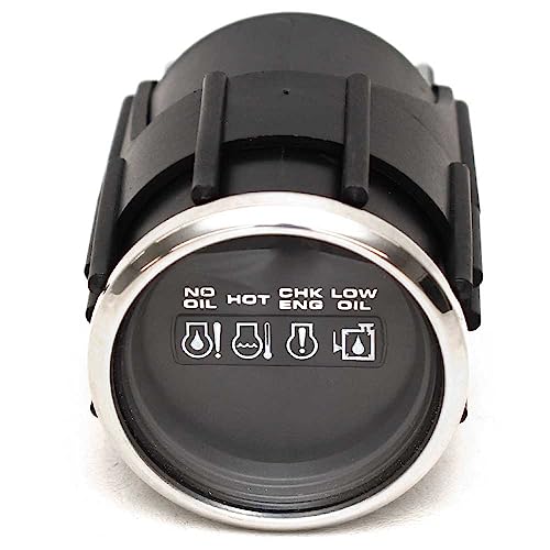 Faria Boat OMC Systems Check Gauge GPK113B | 2 Inch Black