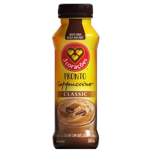 Cappuccino Pronto Classic 3 Corações 260ML