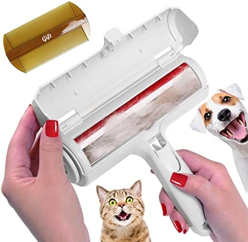 Nado Care Pet Hair Remover Roller - Lint Roller for pet Hair - Self Cleaning Dog & Cat Hair Remover - Remove Dog, Cat Hair from Furniture, Carpets, Bedding, Clothing and More.
