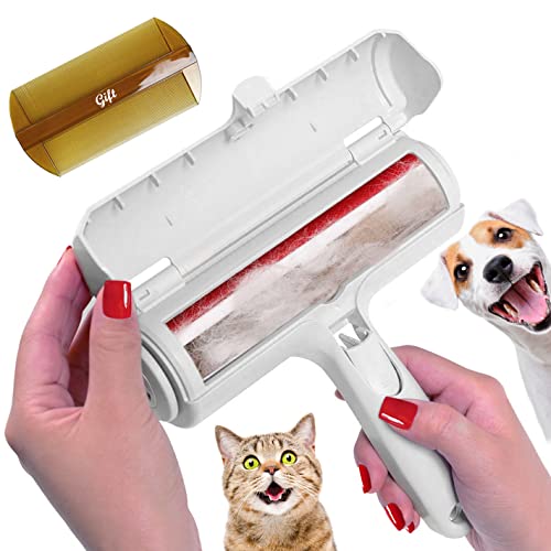 Nado Care Pet Hair Remover Roller - Lint Roller For Pet Hair - Self Cleaning Dog & Cat Hair Remover - Remove Dog, Cat Hair From Furniture, Carpets, Bedding, Clothing And More. #TOP19