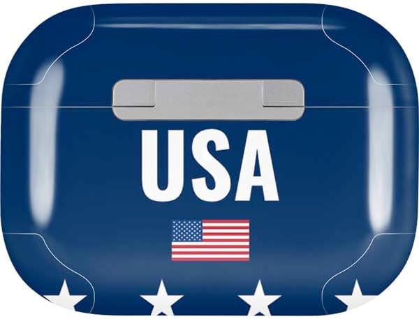 Skinit Decal Audio Skin Compatible with Apple AirPods Pro - USA Flag Stars Design