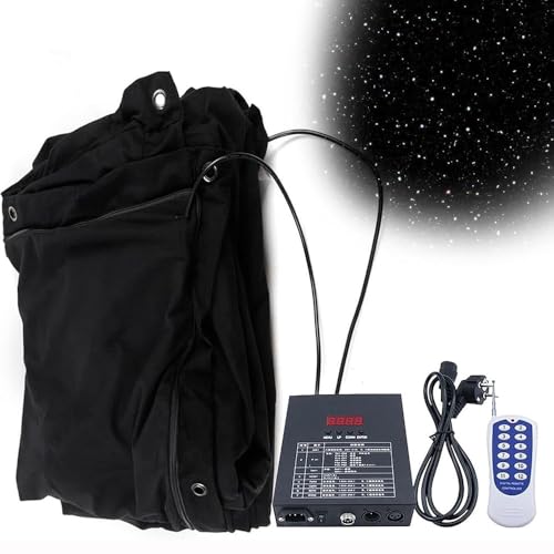 Tissu pliable ciel étoilé LED fond en velours pour toile de fond