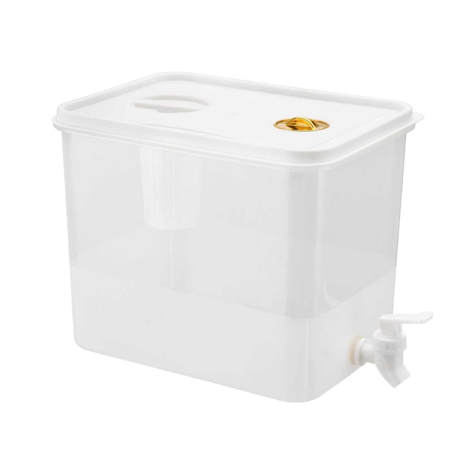 Milageto Hervidor frío con Grifo, dispensador de Bebidas para Nevera, contenedor, hervidor de Agua, Barril de Jugo, dispensador de Bebidas para Fiestas, 10L