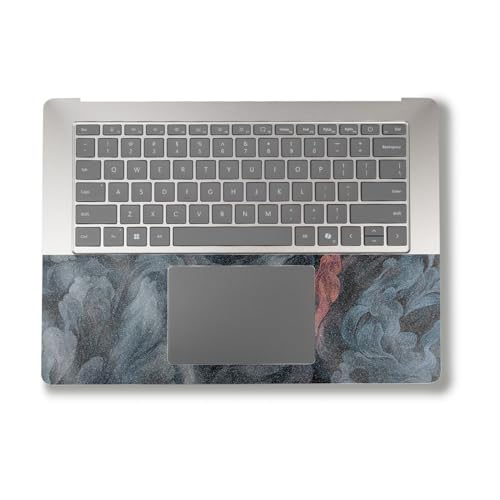 Image of Glossy Glitter Laptop Skin Compatible with Surface Laptop 7 15 inch (2024) - Storm Cloud - Premium 3M Vinyl Protective Wrap Decal Cover - Easy to Apply | Crafted in The USA by MightySkins