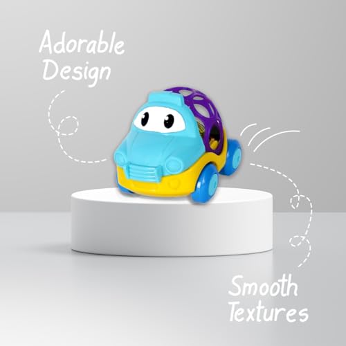 Image of Genie's Toy Bus Activity Musical Car with Light & Sound | Interactive Toy for Kids | BPA Free, Crawling & Sensory Learning Toy for Kids Age 4+ Months