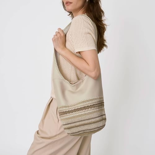Image of The Sak 120 Hobo Bag - Large Women's Purse & Shoulder Bag - Handbag With Back Zipper Pocket and Magnetic Snap Closure