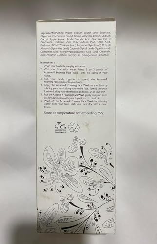 ActameF Foaming Face Wash 150ml - Image 3