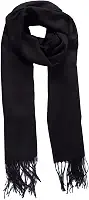 Cachecol Echarpe Feminina Lisa com Franja 170x65cm Toque Macio, Ideal para Outono Inverno e Meia Estação