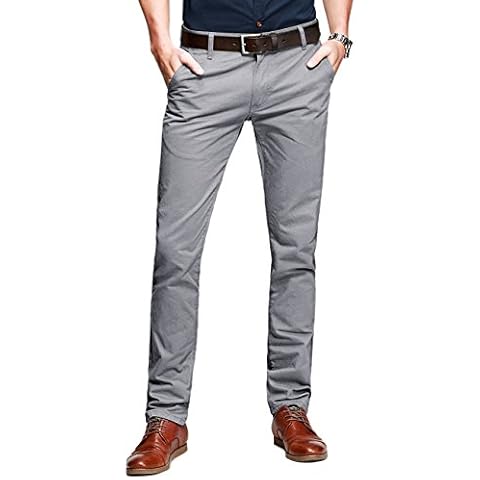 Match Men's Slim-Tapered Casual Pants Cover