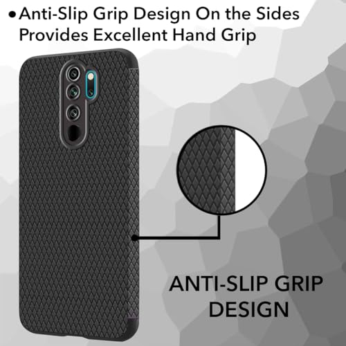 Image of Jkobi Back Cover Case for Xiaomi Mi Redmi Note 8 Pro (Liquid Silicone | Side Grip | Camera Protection)