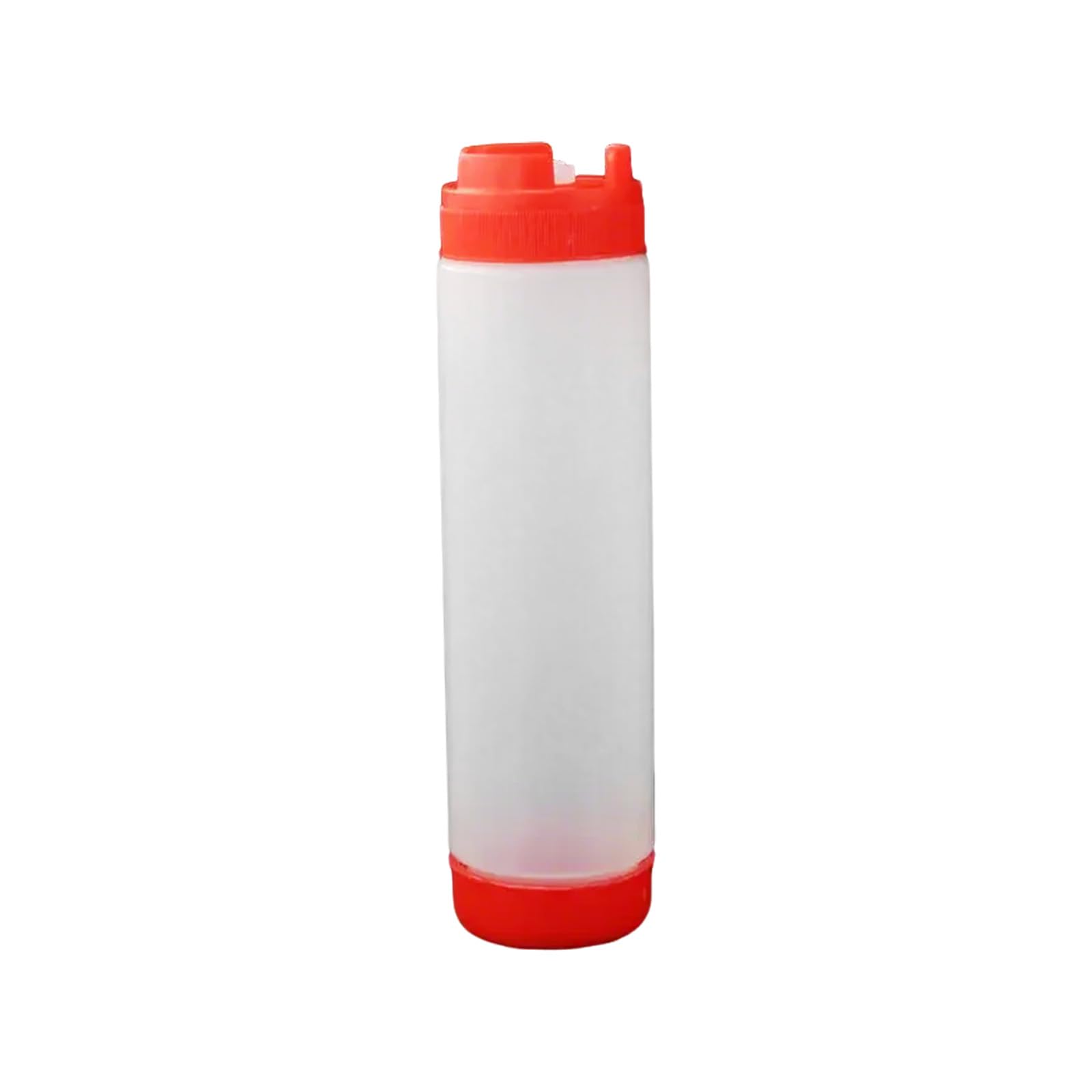 Hsioluted Sided Condiment Bottle Easy to Clean Double Spout Sauce Dispenser Essential for Cooking Enthusiasts Easy to Clean