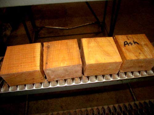 4 Piece of KILN Dried White ASH Bowl Blanks Turning Lumber Lathe Wood 6" x 6" x 3"