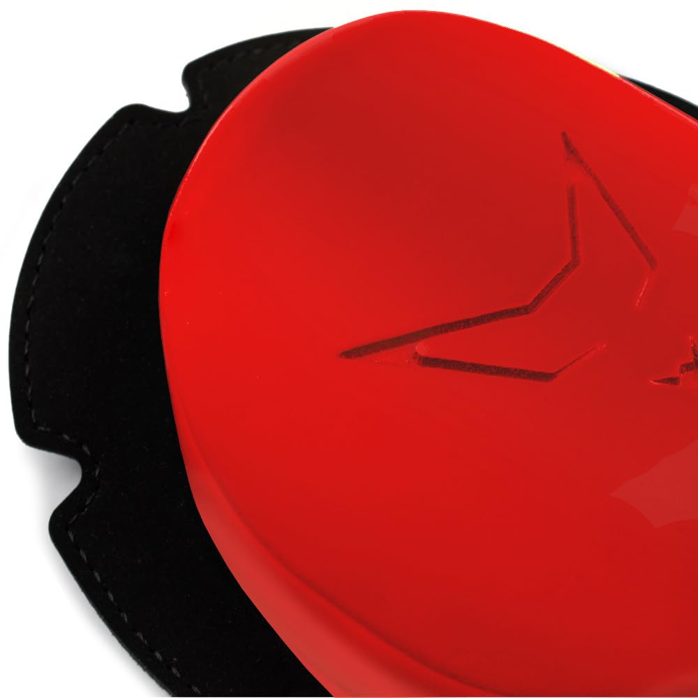 RACEFOXX Holz-Knieschleifer 1 Paar schwarz, Knee Slider Protektor