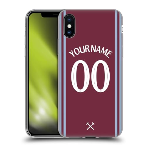 Protection militaire West Ham United pour iPhone XS en gel antichoc