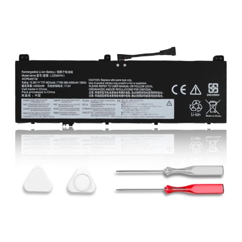 Image of L22C4PA1 L22M4PA1 Battery for Lenovo Yoga 7 2-in-1 | 71Wh Replacement for 14IML9 14AHP9 16IML9 16AHP9, Yoga 7 14IRL8 14ARP8 16IRL8 16ARP8 Series, 5B11K38966 L22D4PA1