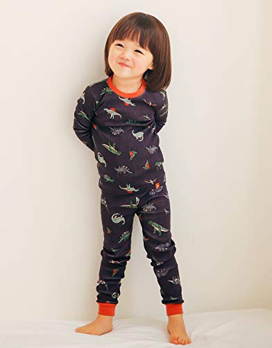 Image of VAENAIT BABY 12Months-12Years Toddler Kids Junior Boys Car Train Fireman Snug fit Sleepwear Pjs Set