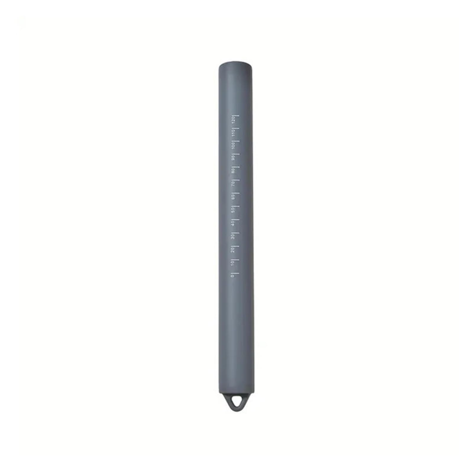 Mattarello in silicone da 26 cm, pasta for pasticceria, farina, rullo, cucina, cottura, strumento for biscotti(Gray)