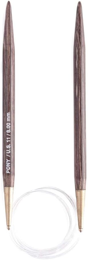 Pony Perfect Circular Knitting Needles 60cm 8mm - 1pc