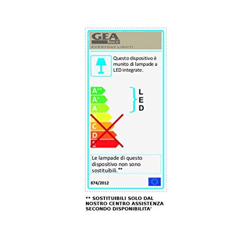 Plafonnier LED Doha Gea Lumière en acier durable pour éclairage de plafond et mural - 3