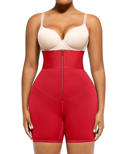 Image of SHAPELLX Women High Waist Leggings Tummy Control ElasticFuse Waistband Shaping Leggings Waist Trainer Yoga Pants