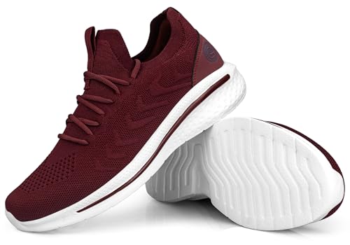 Image of Pujcs Mens Tennis Shoes Slip on Sneakers Ligthtweight Wlking Running Shoes for Work Gym Workout Sports Atheletic